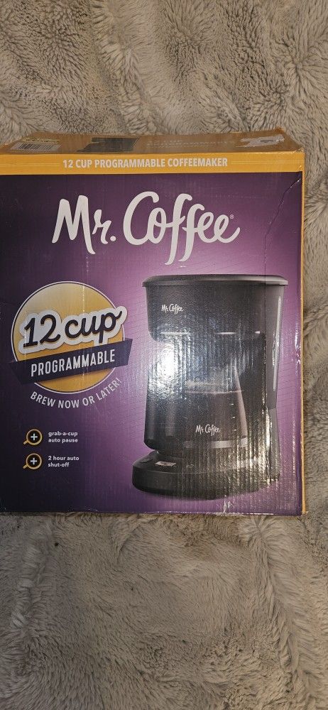 New Open Box Mr Coffee 12 Cup Machine