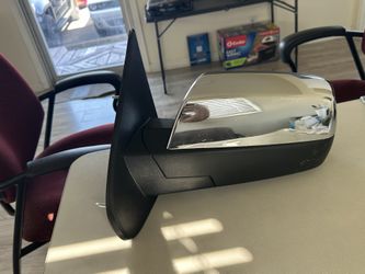 2014-2018 Chevy Silverado GMC Sierra 1500 LEFT Driver OEM CHROME Side Mirror