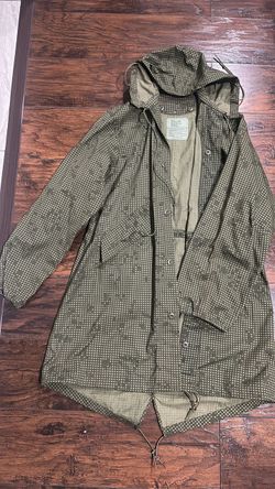 Military Parka Jacket with Hood