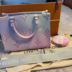LV sunrise pastel Onthego PM, Women's Fashion, Bags & Wallets, Shoulder  Bags on Carousell
