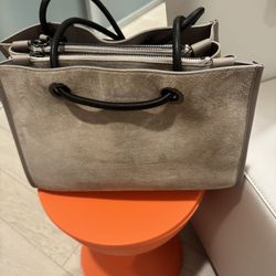 Brunello Cucinelli Suede Handbag On Sale