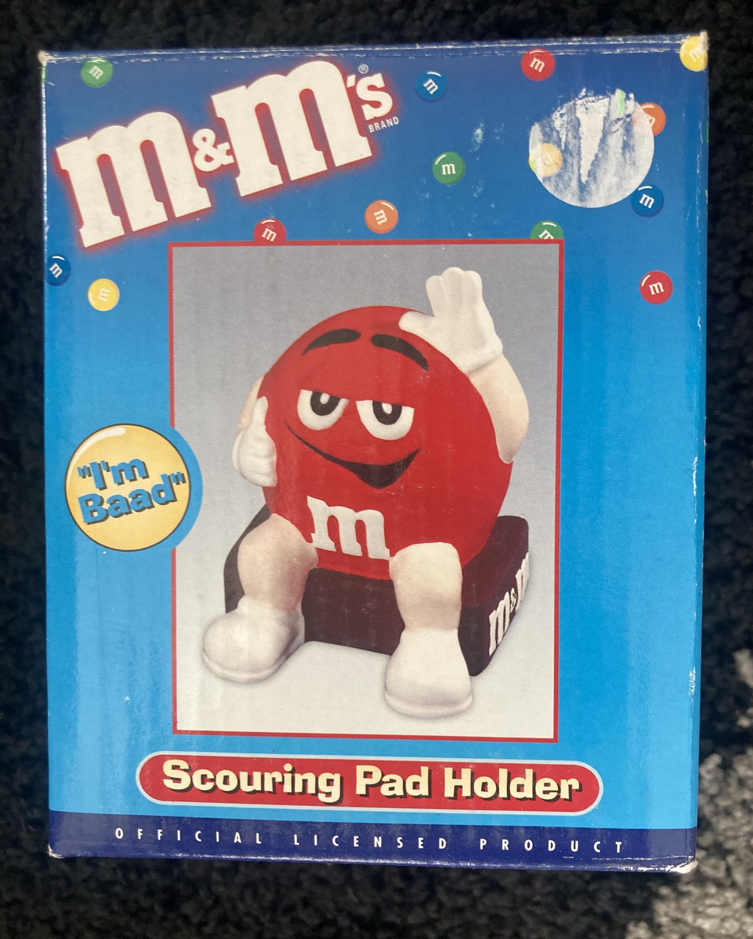M&M’s RED Scouring Pad Holder