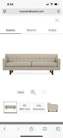 Mid Century Modern Sofa From Room And Board
