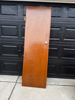 24” x 80” Wood Interior Door Slab w/ Knob & Hinges – 2’ x 6’8” Replacement Door