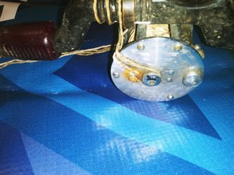 Antique Bait Casting fishing rod and reel