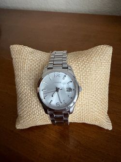 Fossil Stainless Steel Watch with Date Window
