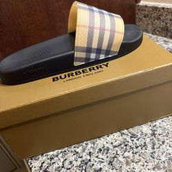 Mens Burberry Vintage Slides