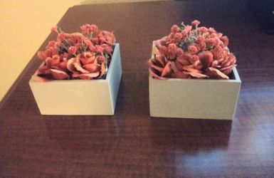 Fall Floral Arrangements. 2 pc set- Arts and Crafts