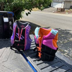  Child Kid Child Life Vest 90-50 pound Hyperlite Child Life Vest Lifevest Life Jacket and Boating Boat Kayak Kayaking Swimming Rubber Raft $15 Each 