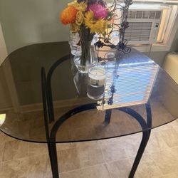 Glass Dining Table 