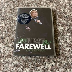 2 -DVD Set First Farewell Barry Manilow  New Sealed.