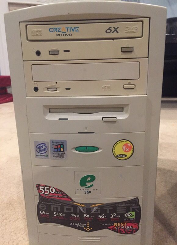 eMachines eMonster 550 Desktop