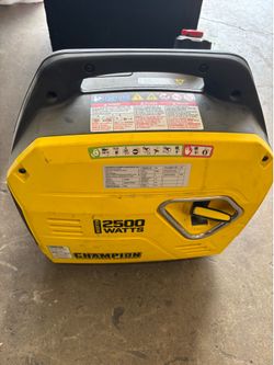 Champion portable generator 2500watts