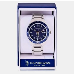 WATCH U.S. Polo Assn. SPORT SILVER  Navy Dial (USC80525WM) LIMITED (Luxury)