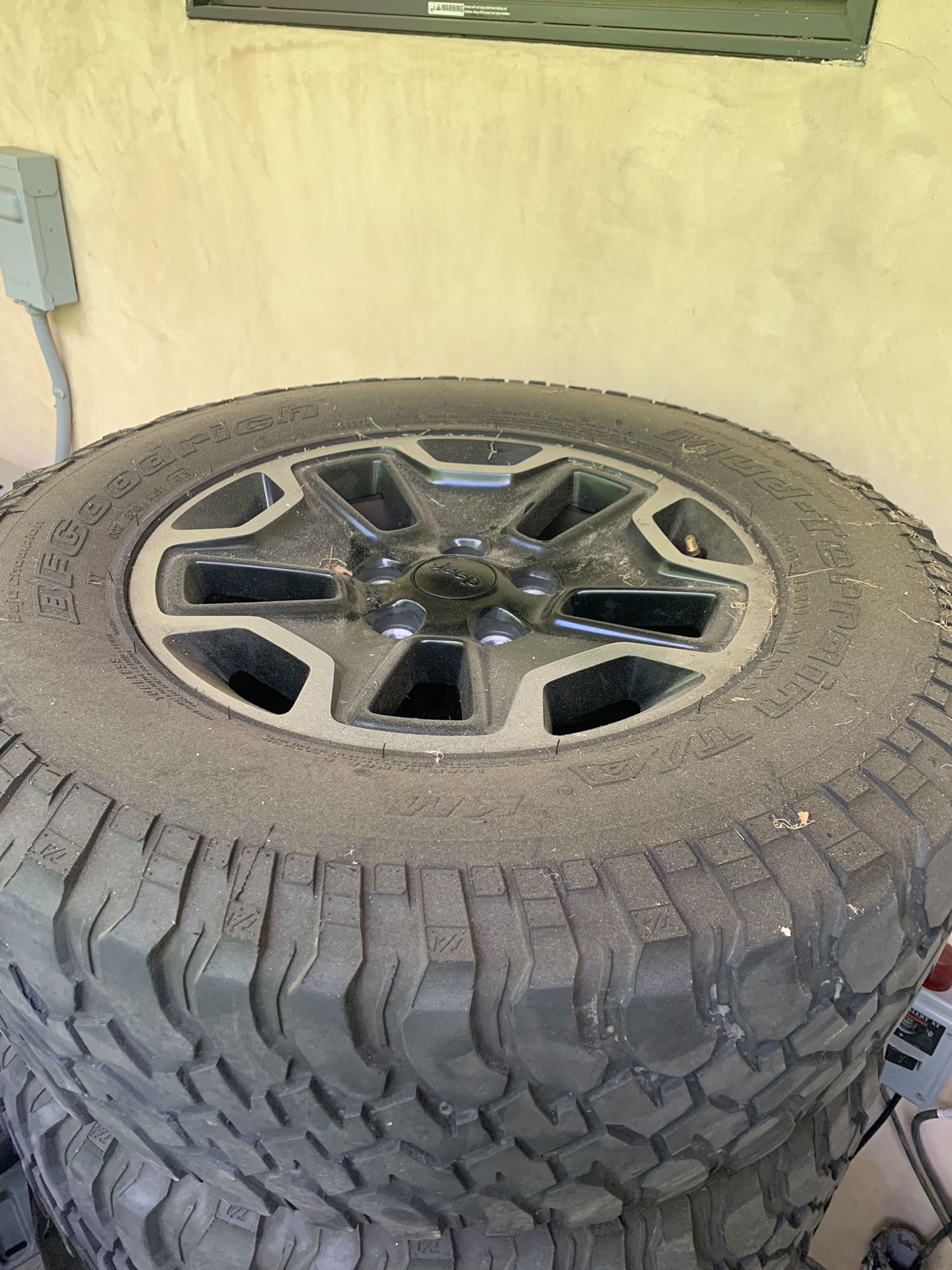 2016 Jeep Rubicon wheels. Set of 5