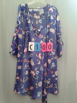 C-100 Vassarette Kimono style Gown and Jacket . Size Med. $8