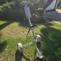 Rolling golf cart!