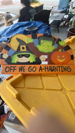Halloween Decorative Wood Sign