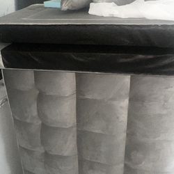 Sofa bed.