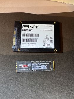 PC Parts Lot 1TB Samsung 990 Pro, 2TB SSD, 64GB DDR4 Ram, Power supply, and more