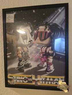 Custom Signed WWE X FUNKO Picture