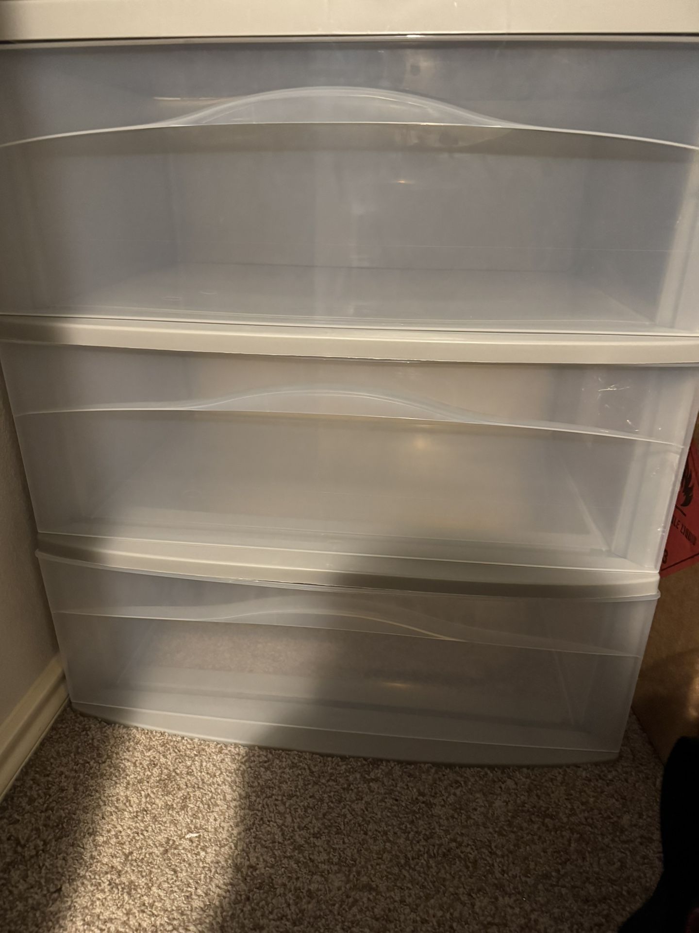 3 Drawer Wide Storage