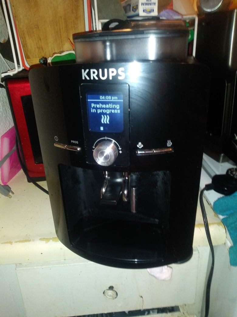 Krups espresso machine missing cup holder but works perfec