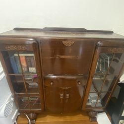 Antique Secretary Bookcase Desk