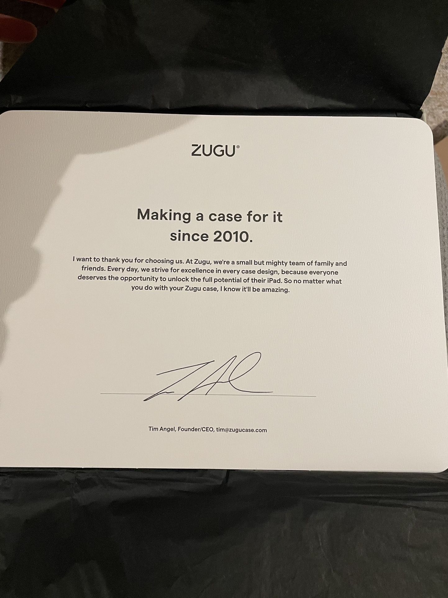 ZUGU case for iPad Pro 12.9