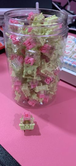 Pink Linear Switches