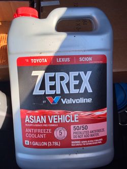 Zerex by Valvoline Asian Vehicle Antifreeze Coolant 1 Gallon