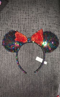 Rainbow Mickey ears