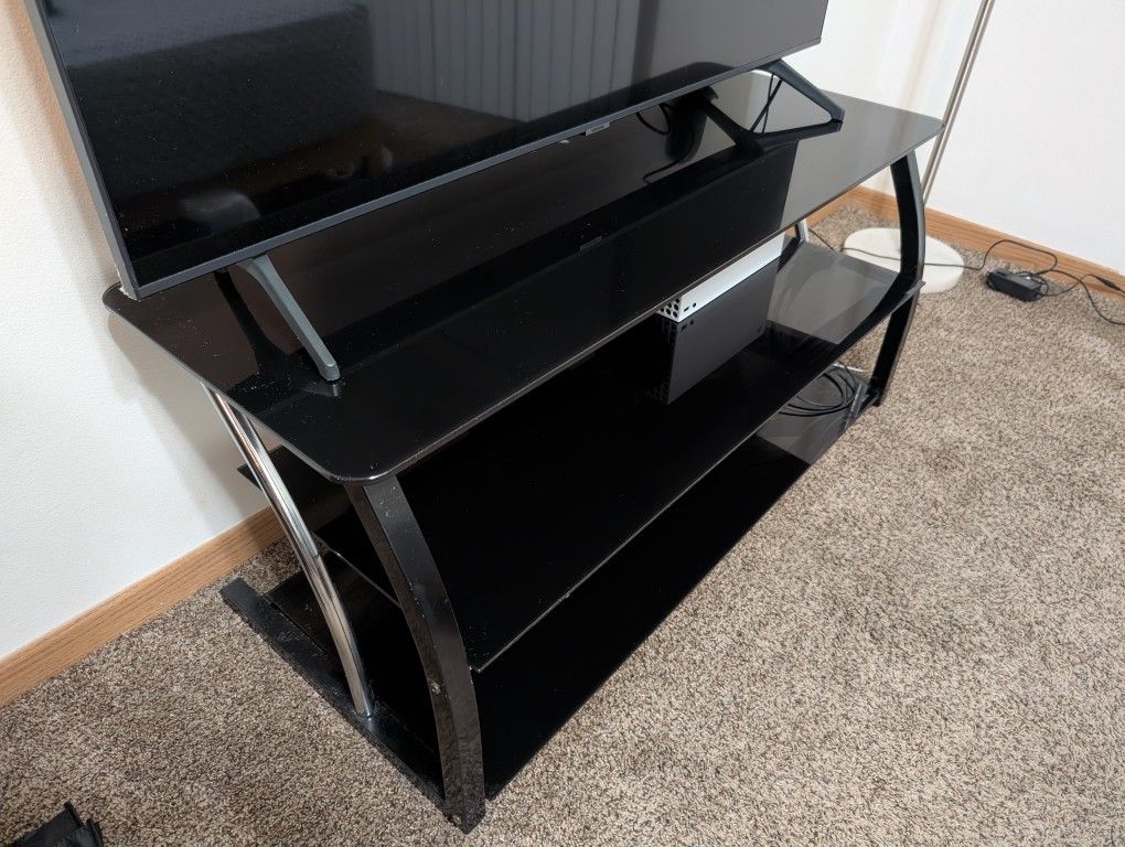 Three Layer Glass TV Stand