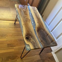 Black Walnut Epoxy River Table
