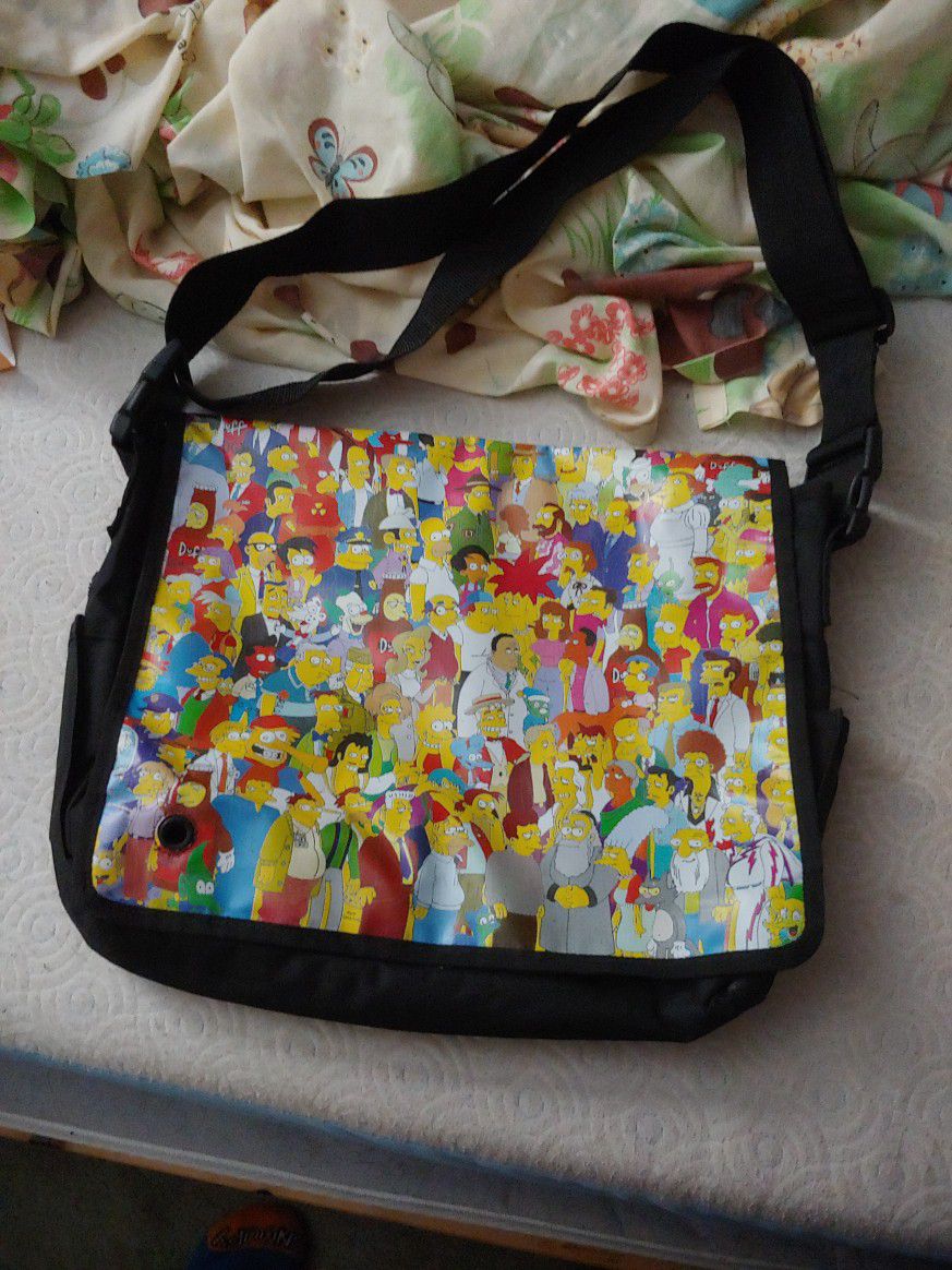 Simpson's Messenger Bag By Jibbitz/ Crocs.