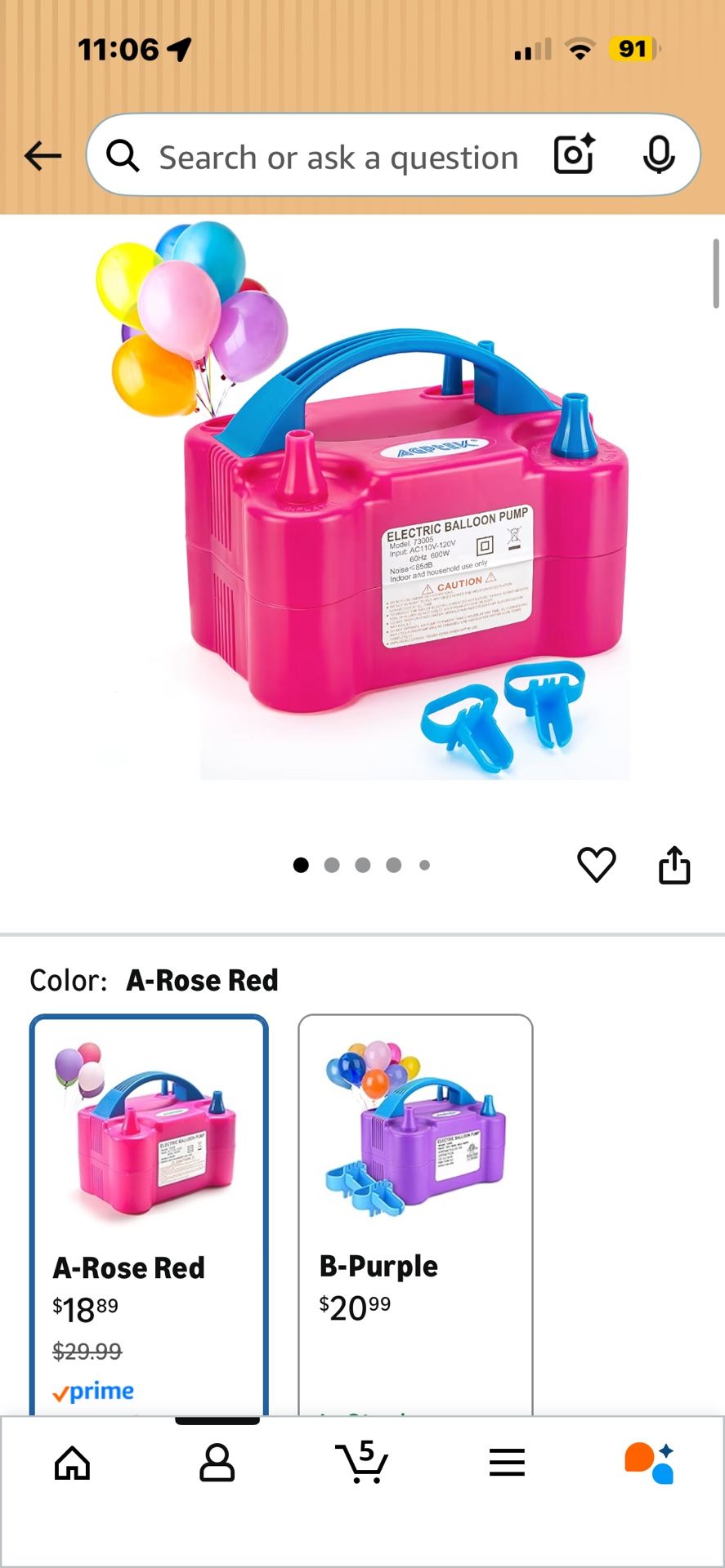 Electric Balloon Pump