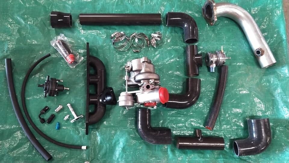 Geo Tracker -Gillespie Customs Turbo kit for 1.6L 16v