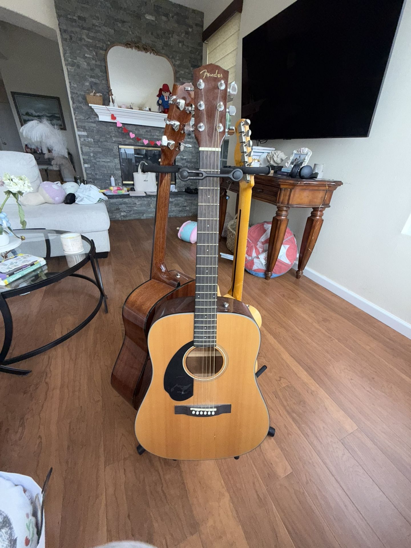Fender LEFT handed Acoustic Guitar Classic Design CD-60S Dread Natural