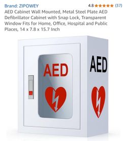 AED Cabinet Wall Mounted, Metal Steel Plate