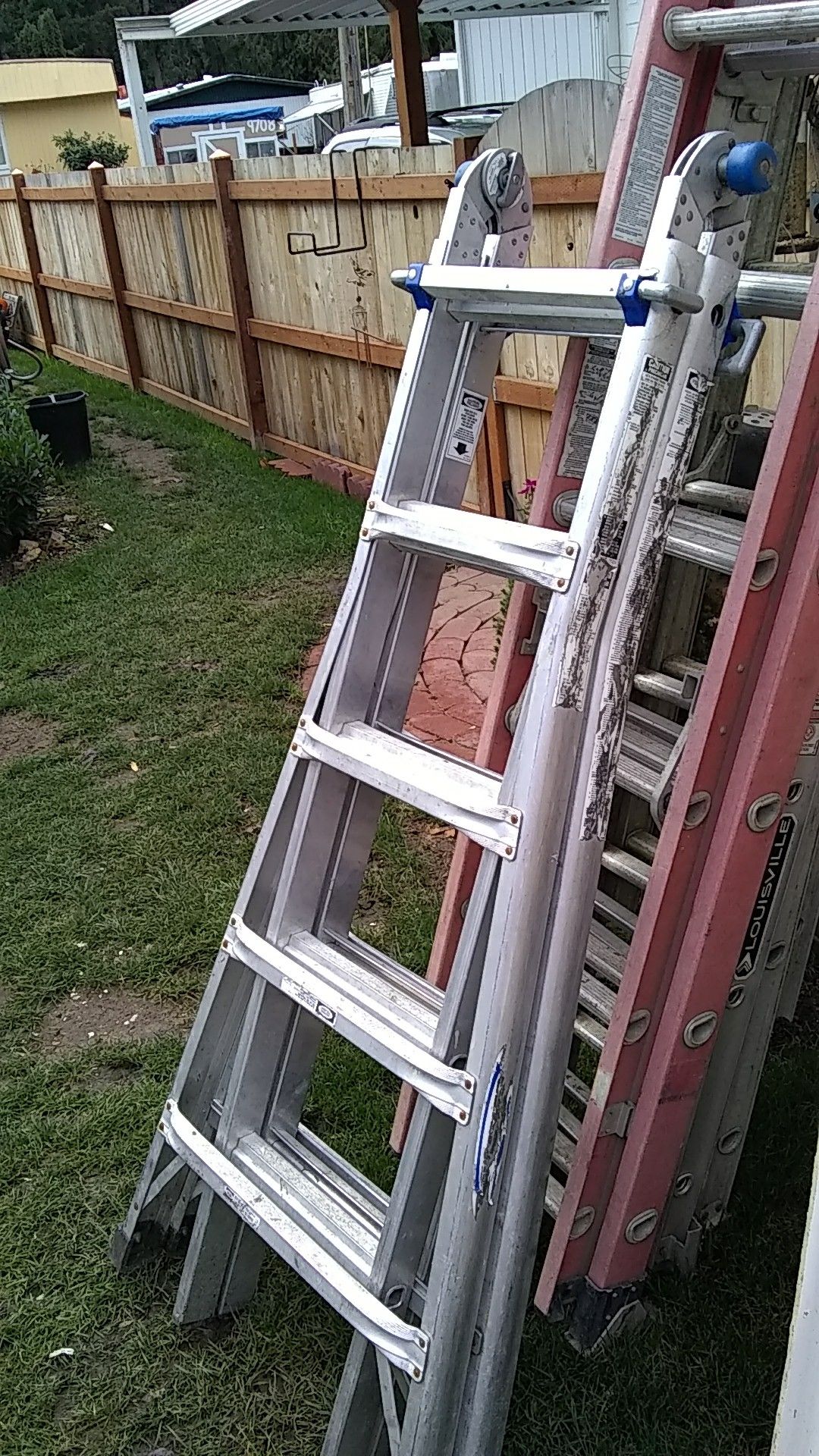 Werner multi purpose extension ladder Mt 22 mk6 21 ft