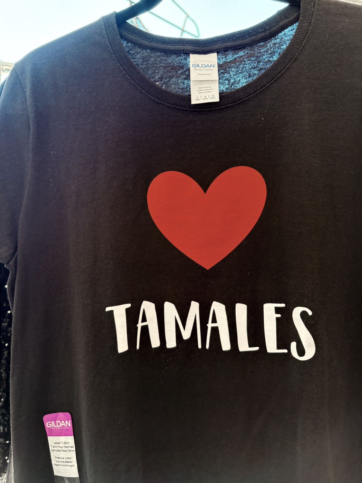 Love Tamales T Shirt  Men Size Large 
