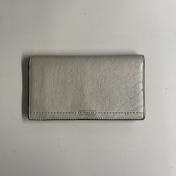 Coach checkbook cover