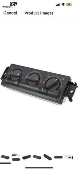 Suburban or Silverado Car AC Heater Climate Control Panel