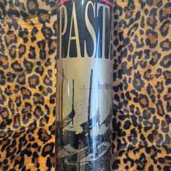 VINTAGE PREGO PASTA TIN 11" TALL FOR SPAGHETTI COLLECTIBLE.