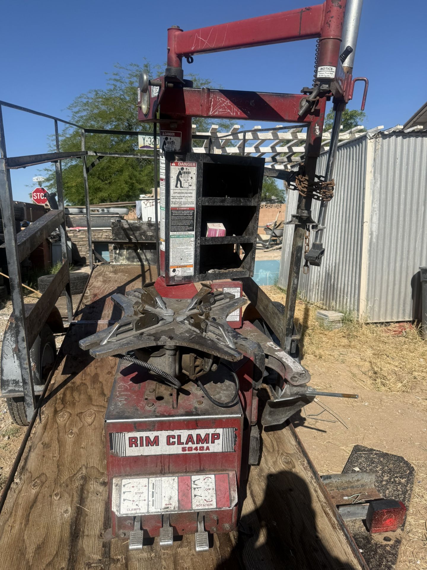 Coats Rim Clamp/ Maquina Desponchadora No Sirve Transmission