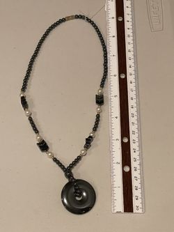 Hematite necklace