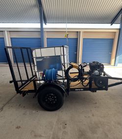 Trailer & Pressure Washer with Water Tank