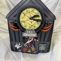 Nightmare Before Christmas Jack Town Hall Loungefly Minibackpack Glow NWT