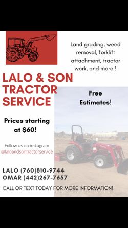 Tractor work with the forklift attachment and more