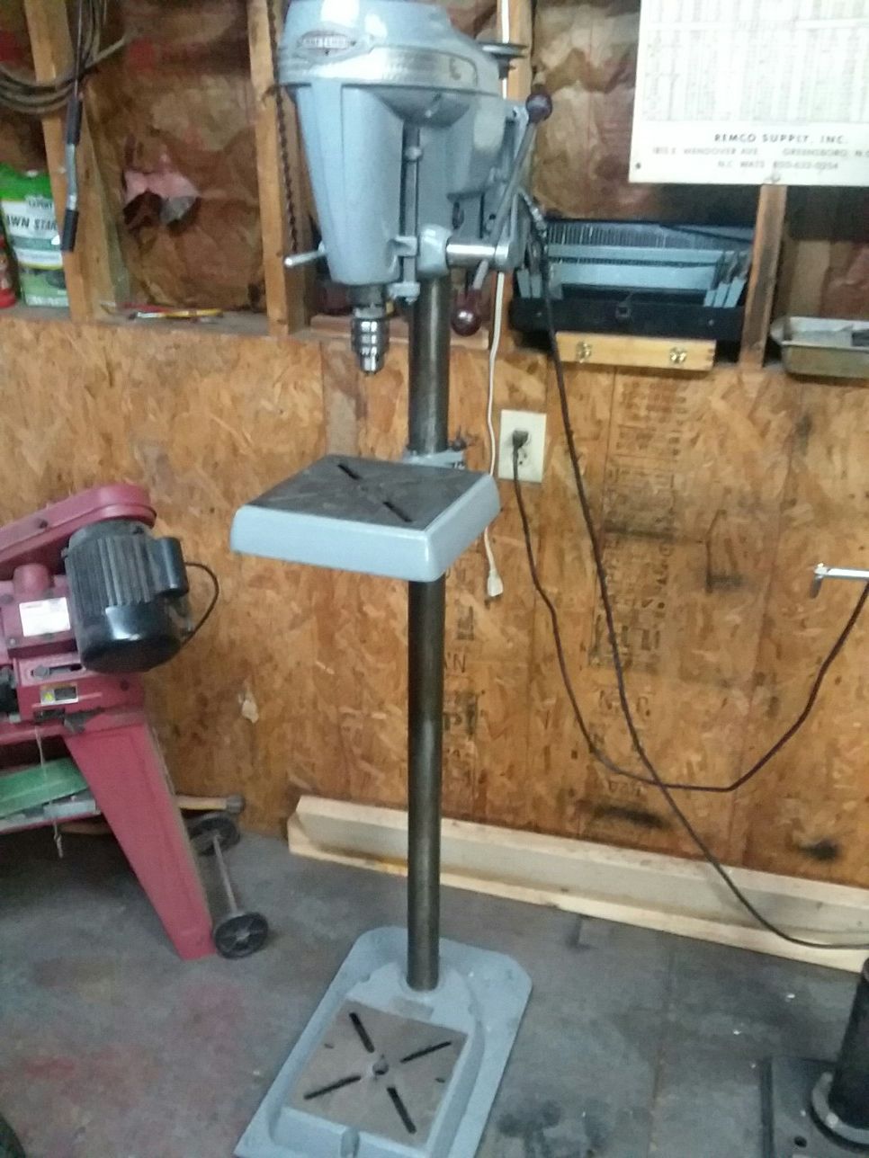 Craftsman floor model drill press.